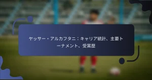 ヤッサー・アルカフタニ：キャリア統計、主要トーナメント、受賞歴